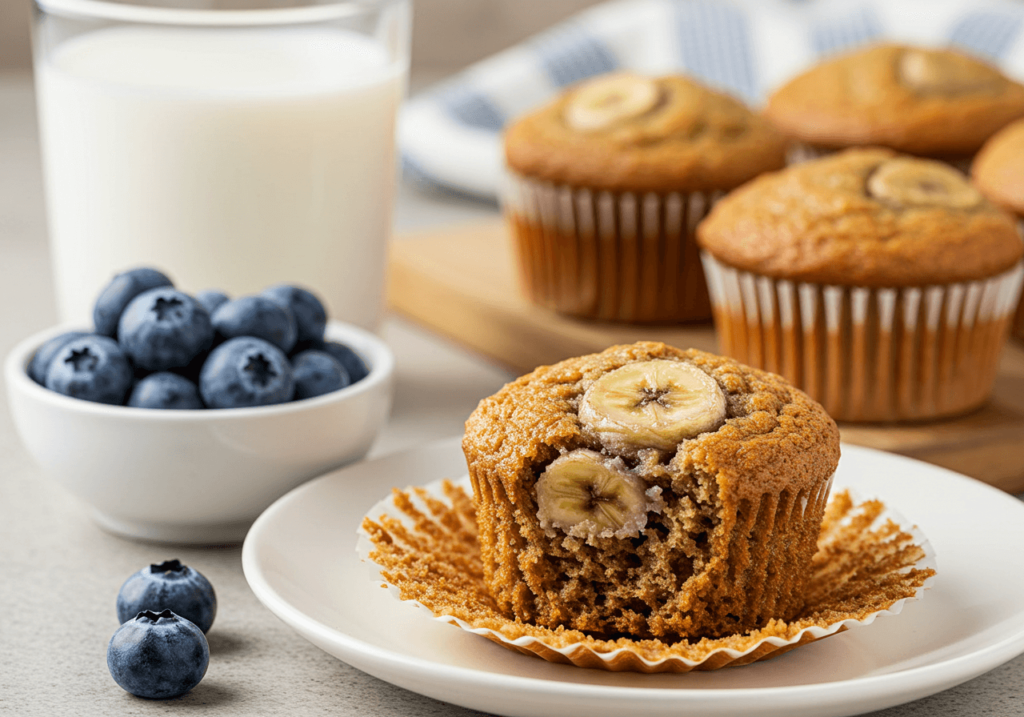 banana protein muffins