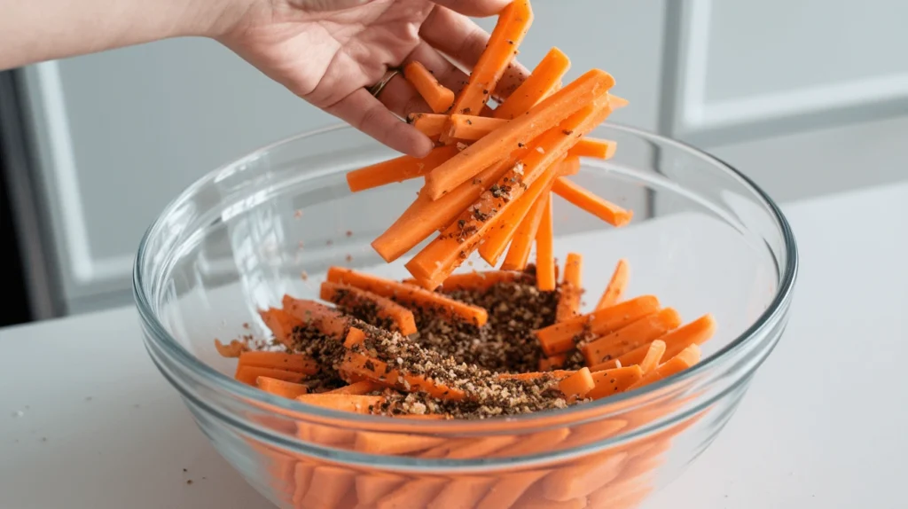 air fryer carrot fries